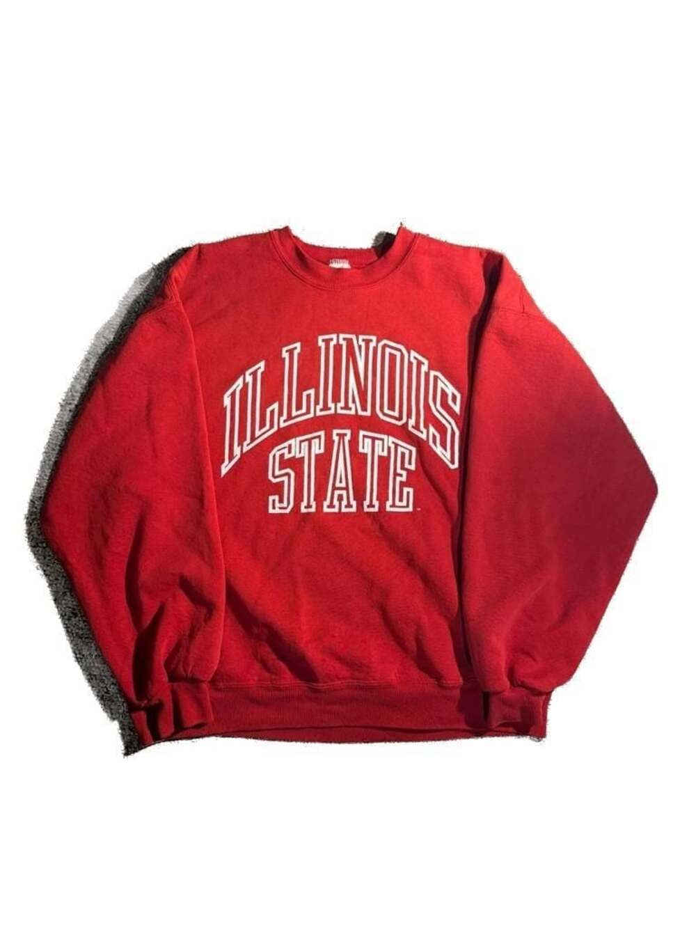 Vintage Jerzees Illinois State University Crewneck Sweatshirt Red XL